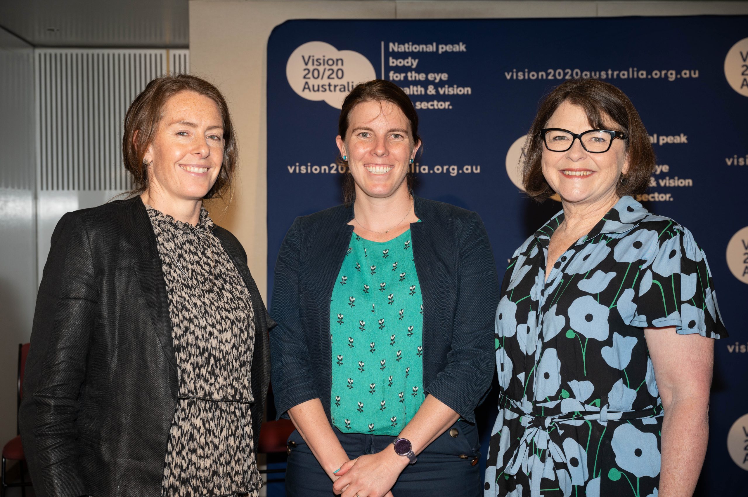 Vision 2020 members with Assistant Minister Ged Kearney.